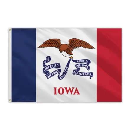 Iowa Outdoor Spectramax Nylon Flag - 2'x3'
