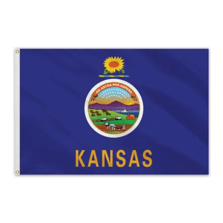 Kansas Outdoor Spectramax Nylon Flag - 2'x3'