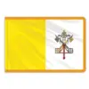 Vatican City Papal Indoor Flag Set 8' Valley Forge