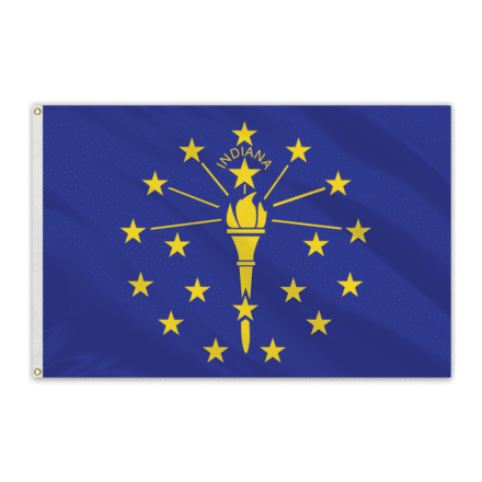 Indiana Outdoor Spectrapro Polyester Flag - 3'x5'