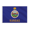 Kansas Outdoor Spectrapro Polyester Flag - 3'x5'