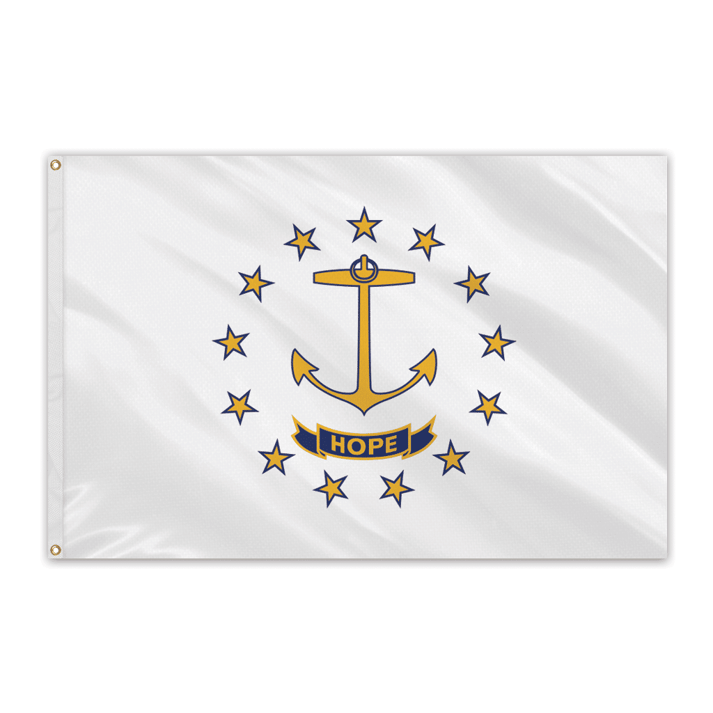 Rhode Island Outdoor Spectrapro Polyester Flag – 3’x5′