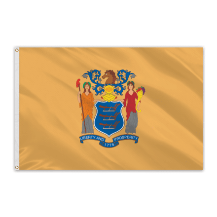 New Jersey Outdoor Spectrapro Polyester Flag - 4'x6'