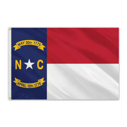 North Carolina Outdoor Spectrapro Polyester Flag - 4'x6'