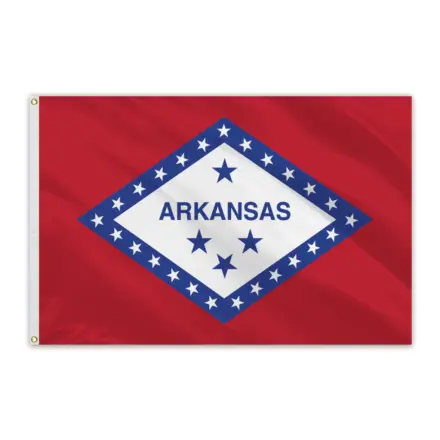 Arkansas Outdoor Spectrapro Polyester Flag - 5'x8'