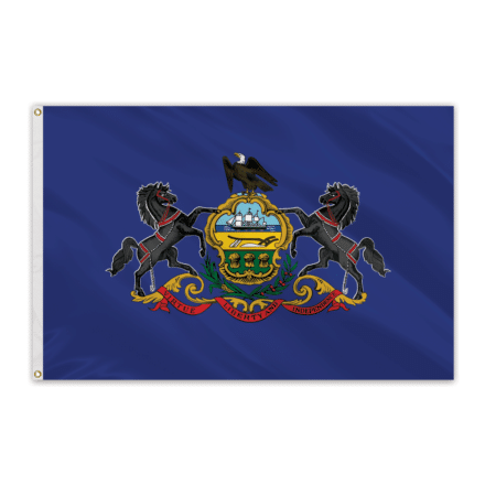 Pennsylvania Outdoor Spectrapro Polyester Flag - 5'x8'