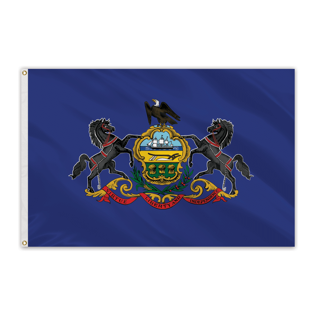 Pennsylvania Outdoor Spectrapro Polyester Flag – 5’x8′