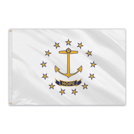 Rhode Island Outdoor Spectrapro Polyester Flag - 5'x8'