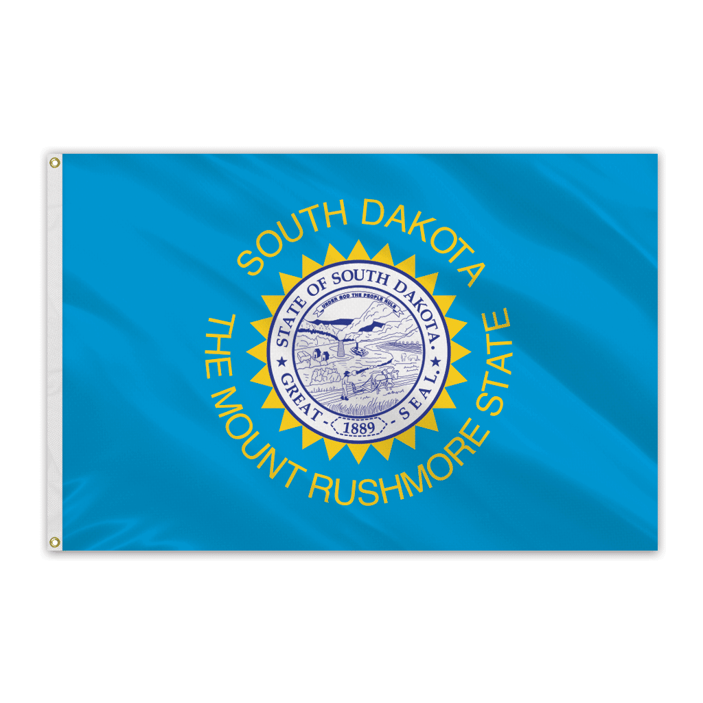 South Dakota Outdoor Spectrapro Polyester Flag – 5’x8′