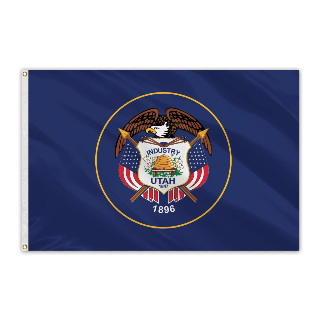 Utah Outdoor Spectrapro Polyester Flag – 5’x8′