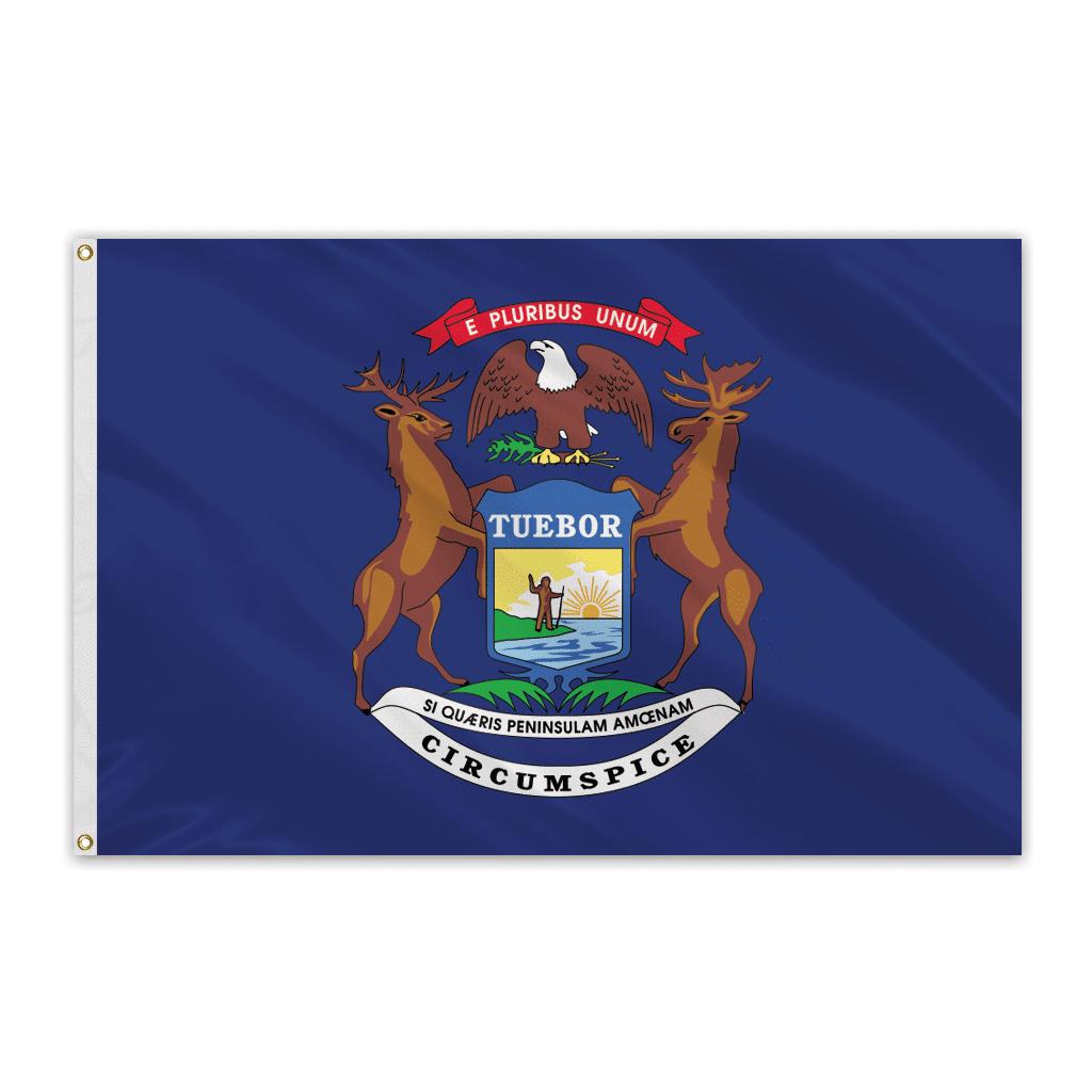 Michigan Outdoor Spectramax Nylon Flag – 8’x12′