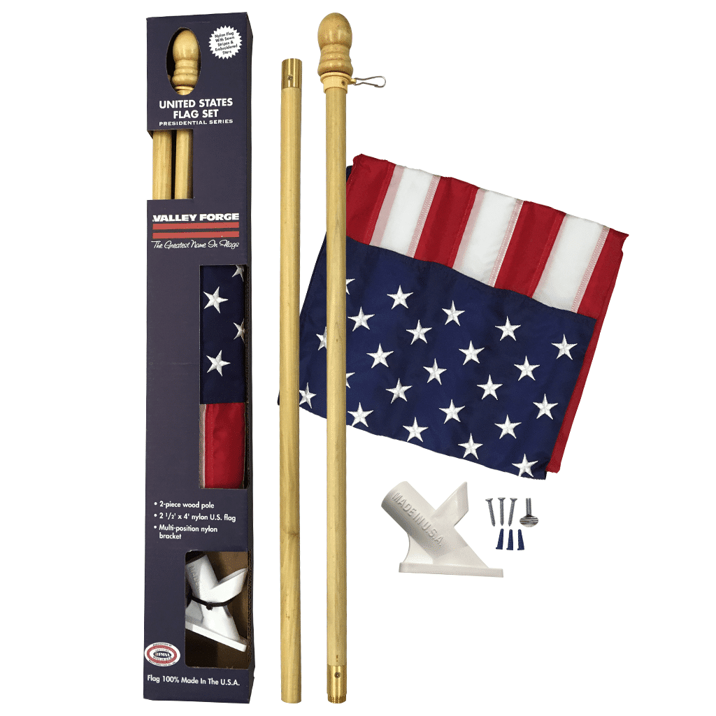 Valley Forge Flag 20 FT Duratex Commercial Grade US American Flagpole Kit 