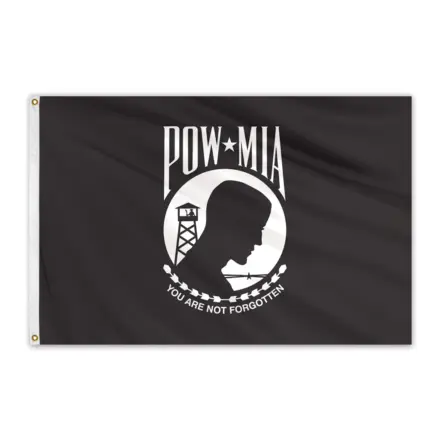 POW/MIA Double Sided Outdoor Spectrapro Polyester Flag - 3'x5'